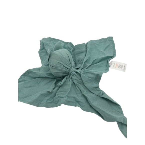 Le‎ Organix Green MUSLIN BEAR Koala Security Blanket Lovey Rattle Toy - Picture 4 of 5